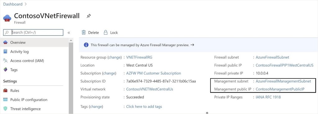 Azure Firewall forced tunneling and SQL FQDN filtering now generally available